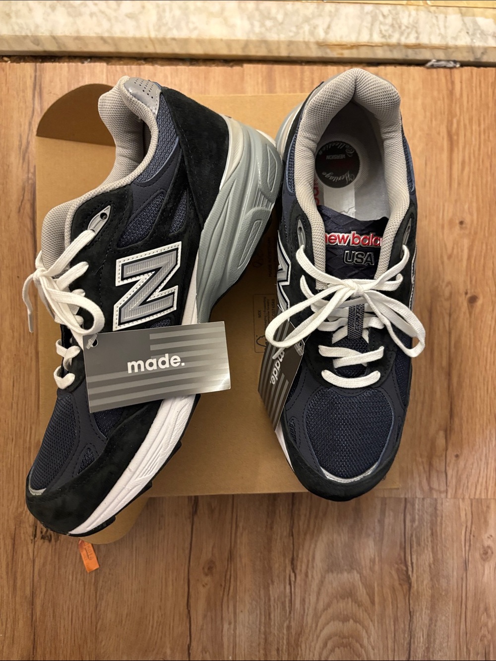 New Balance Navy, Black and Gray Men’s Athletic Sneakers